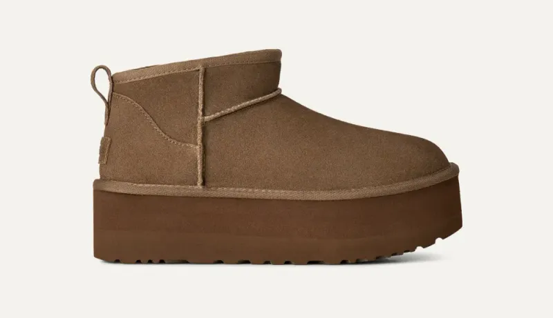 W Classic Ultra Mini Platform Light Bronze UGG