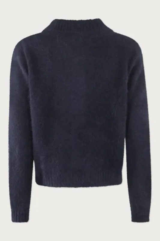 Pipa Knit Sweater Night Sky Blue Six Ámes