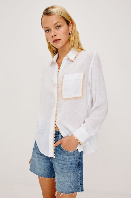 Saya White Shirt Rails 