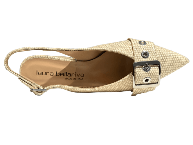 Hovedbilde 2101 Juta Naturale Slingback Pumps Laura ...