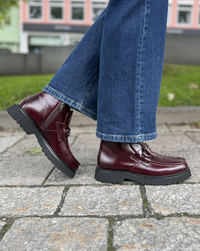 3124A-K Creta Burgundy Ankel Skolett Laura Bellariva