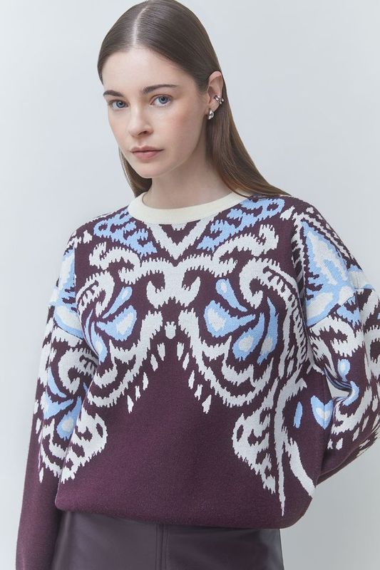 Pull Pavaro Sweater Prune Suncoo Paris