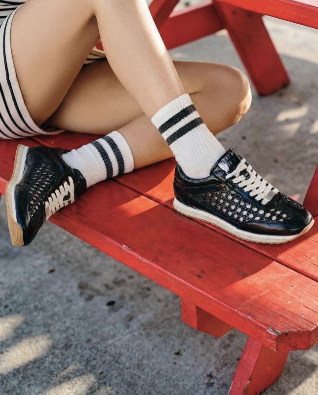 2011 Woven Nero Amber Sneaker Laura Bellariva