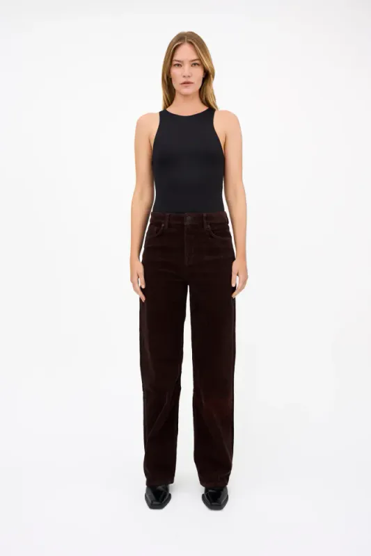 TRW-Brown Jeans Corduroy Black Coffee Tomorrow