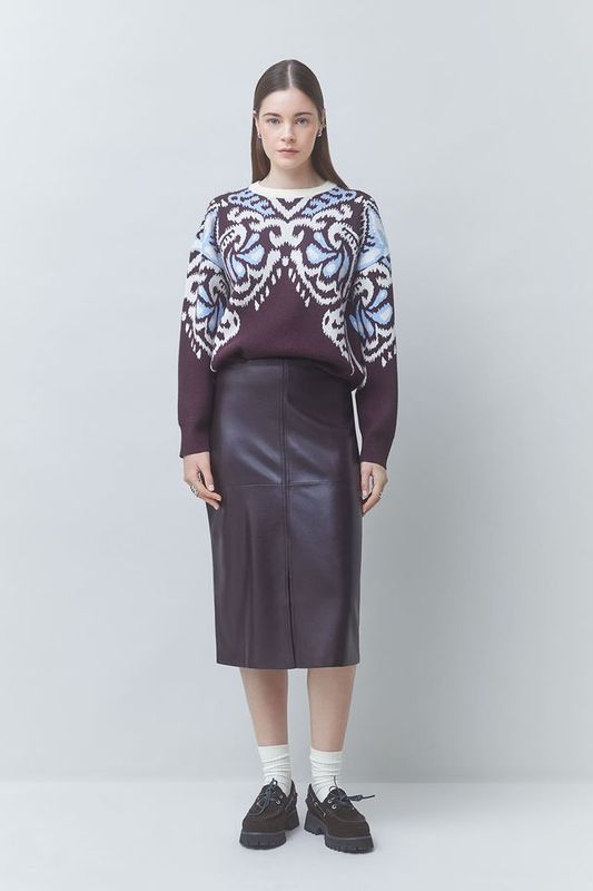 Pull Pavaro Sweater Prune Suncoo Paris