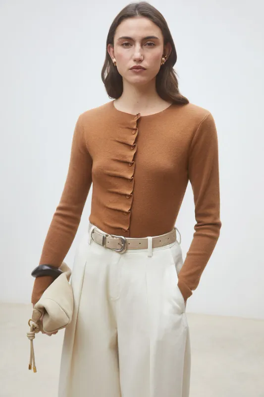 Gilet Gamira Camel Suncoo Paris