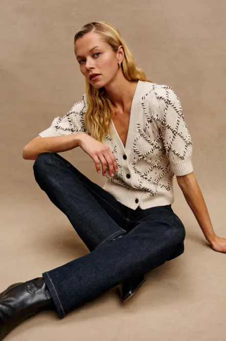 Hovedbilde Isla Cardigan Oat Rails