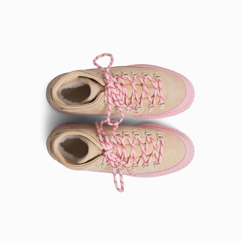 Core Cap Suede Beigepink Vintersko Mono