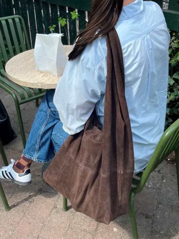 Suede Dalliea Bag Hot Fudge Brown Beck Söndergaard
