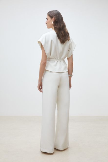 Hovedbilde Pantalon Jewel Blanc Casse Suncoo Paris