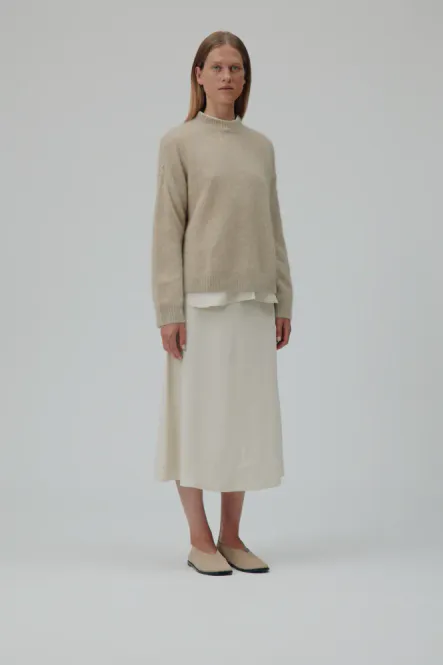 Hovedbilde Lola Knit Sweater Beige Melange Six Ámes