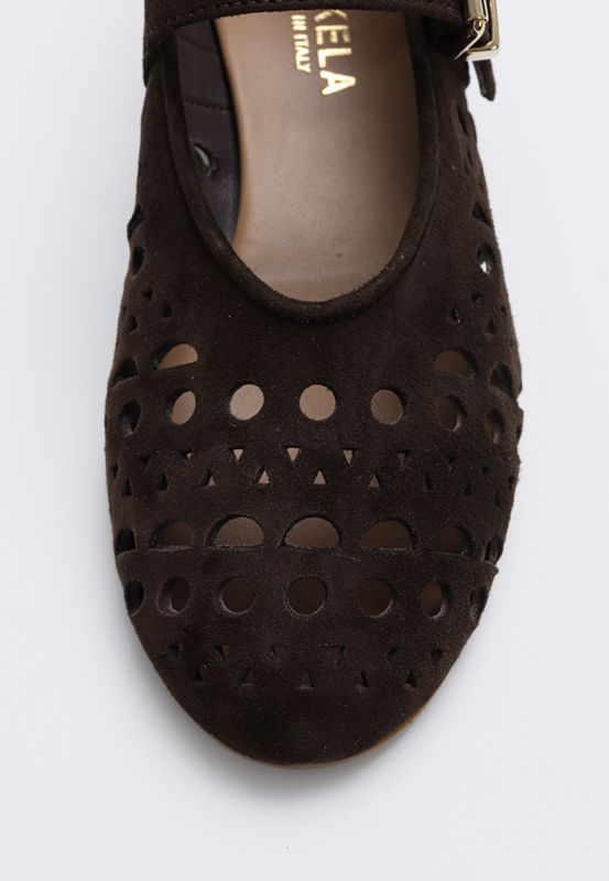 Alva Espresso Brown Mary Jane Bukela