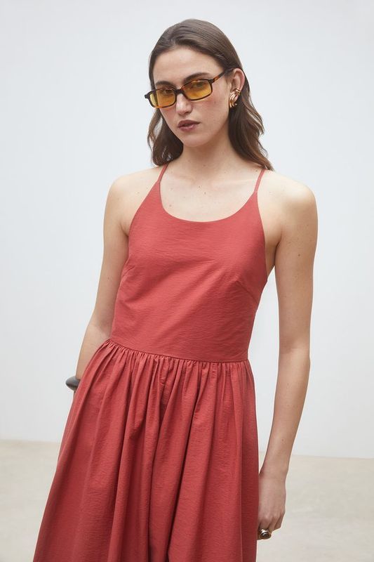 Robe Cover Tomette Midi Dress Suncoo Paris