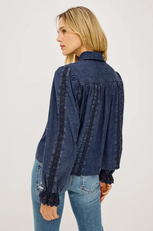 Rowen Blouse Classic Blue Rails