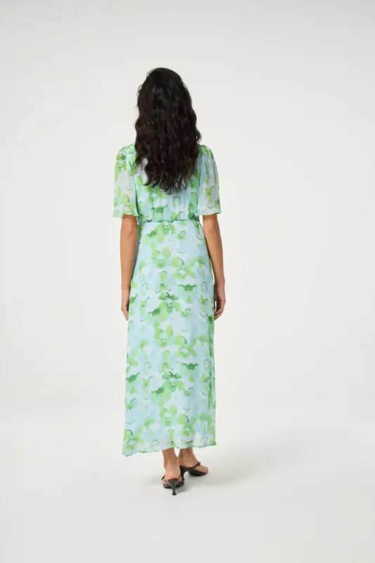 Denise Dress Light Blue/Green Fabienne Chapot