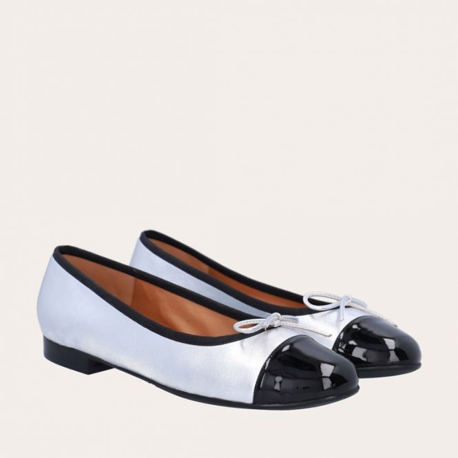 Hovedbilde Billi Bi 00A6021 Svart Lakk Sølv Ballerina