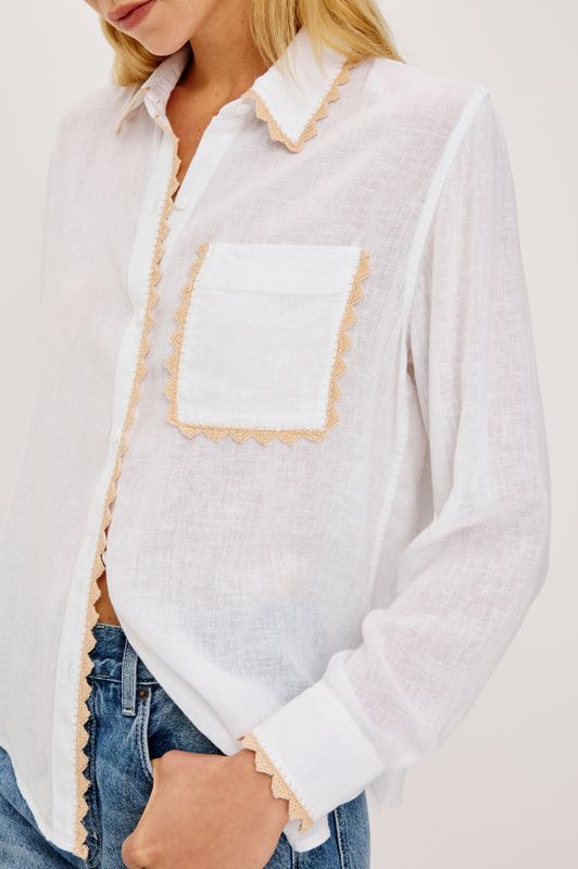 Saya White Shirt Rails 