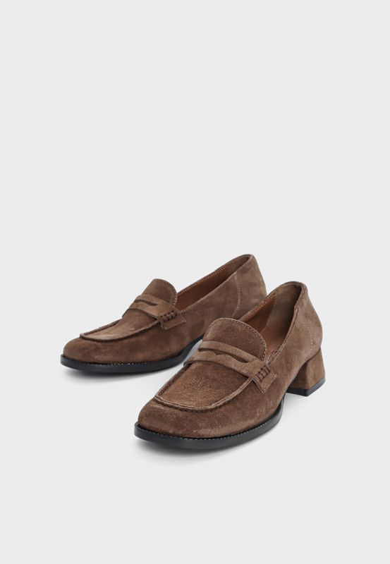 York Loafer Taupe Suede Bukela