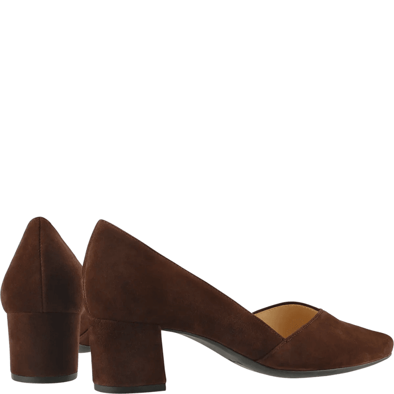 2-10 4502 Blokkhæl Pumps Chocplum Hogl