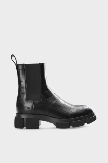 Hovedbilde CPH570 Croco Leather Black Boots Copenhagen ...