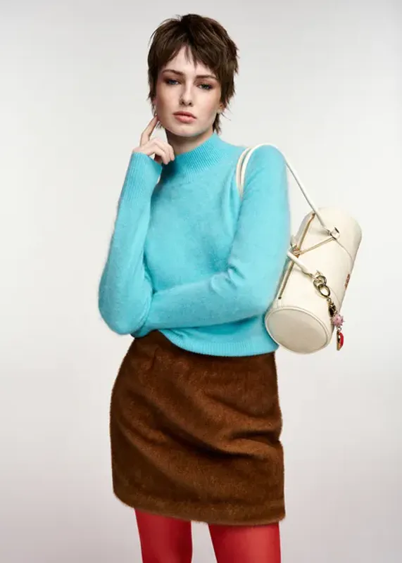 Kabocha Faux Fur Reversible Skirt Bear Me Essentiel Antwerp
